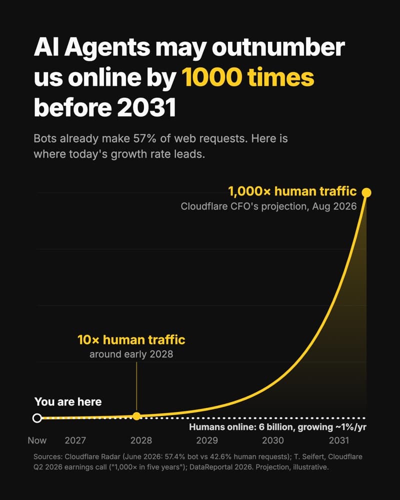 The next visitor on your website probably won’t be human!