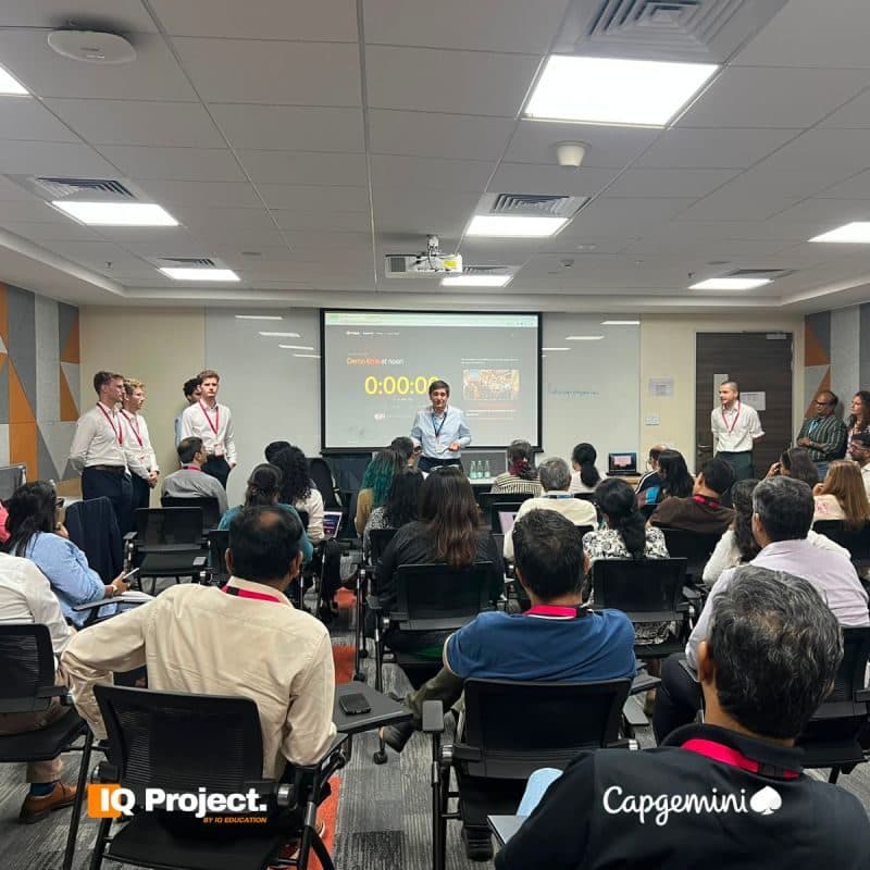 We just trained 200 people in a few days across India with Capgemini.